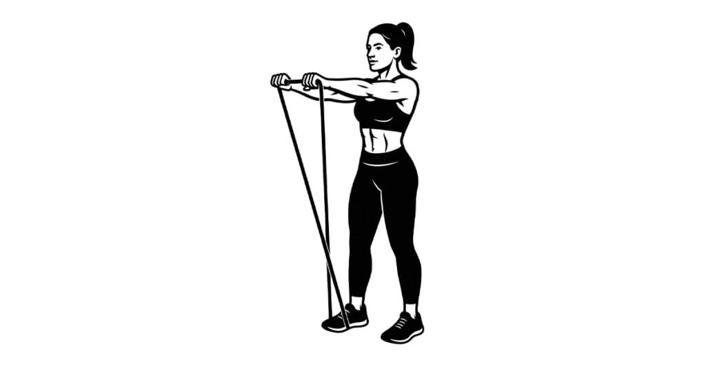 Resistance Band Front Raise