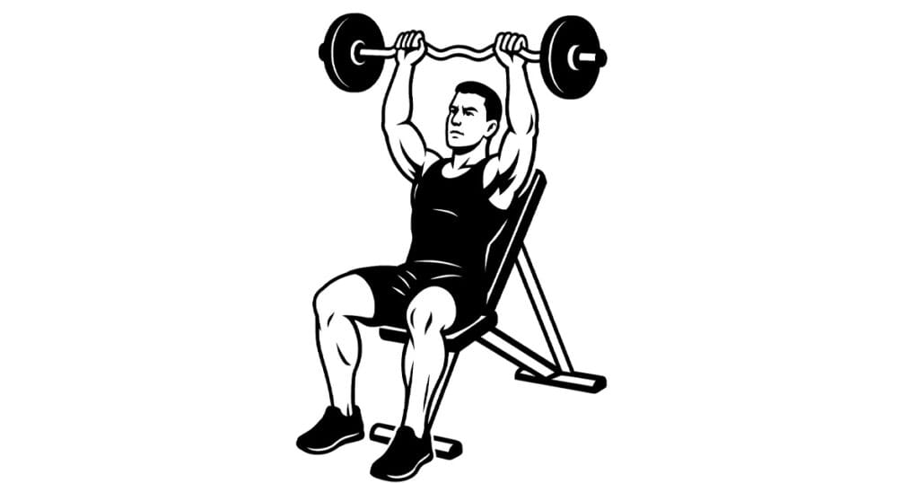 E-Z Bar Incline Skull Crusher