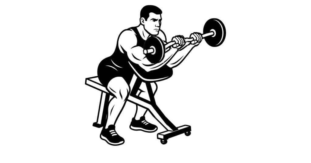 E-Z Bar Preacher Reverse Curl
