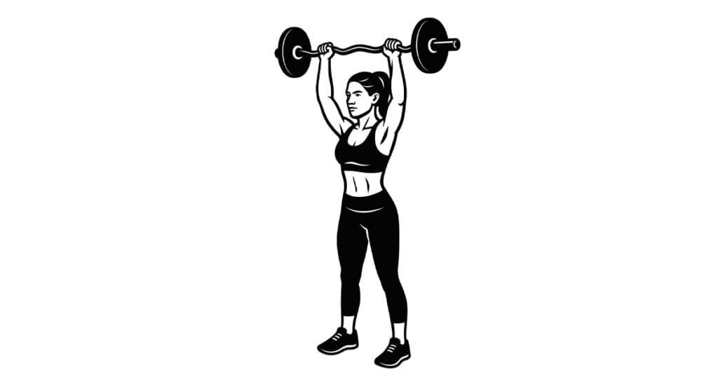 E-Z Bar Shoulder Press