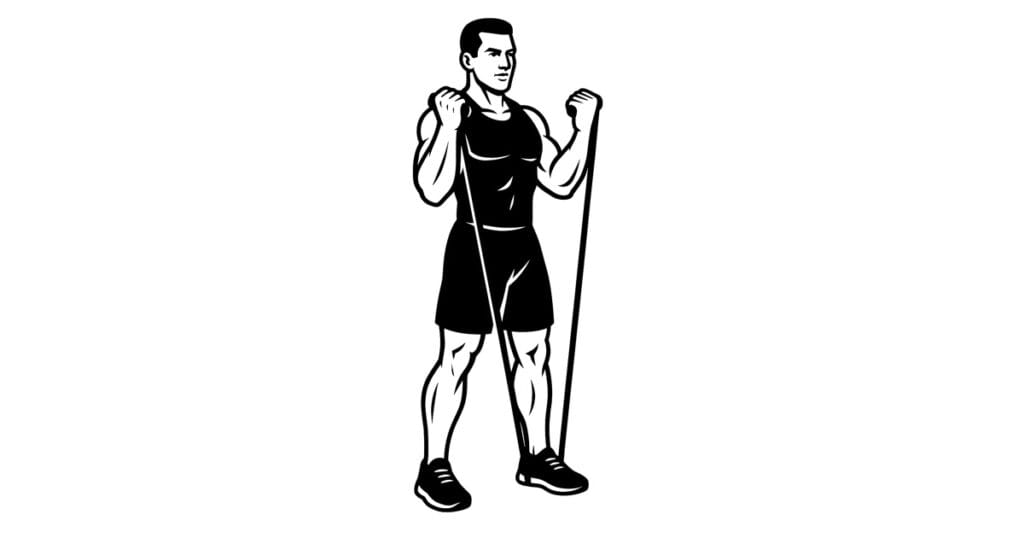 Resistance Band Hammer Curl