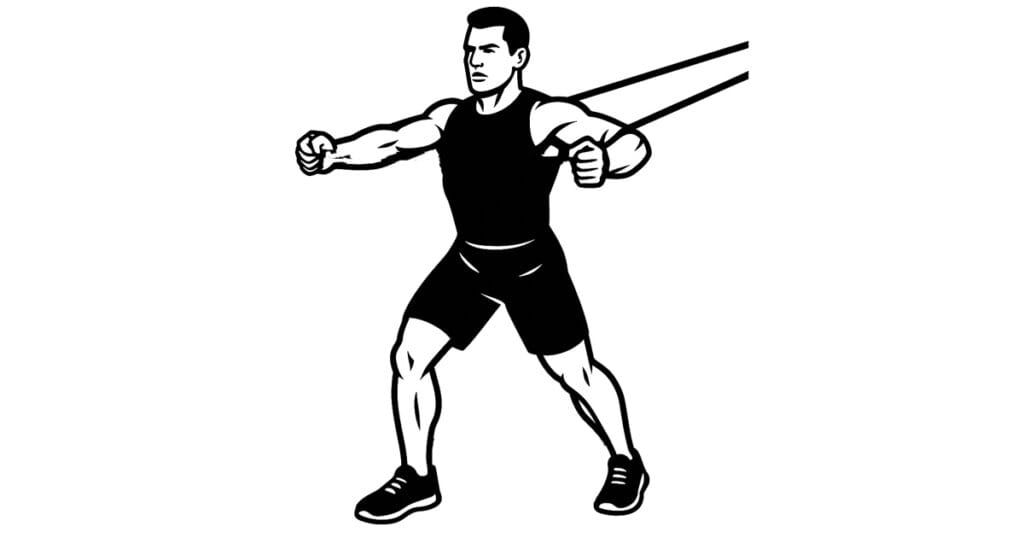 Standing Resistance Band Fly