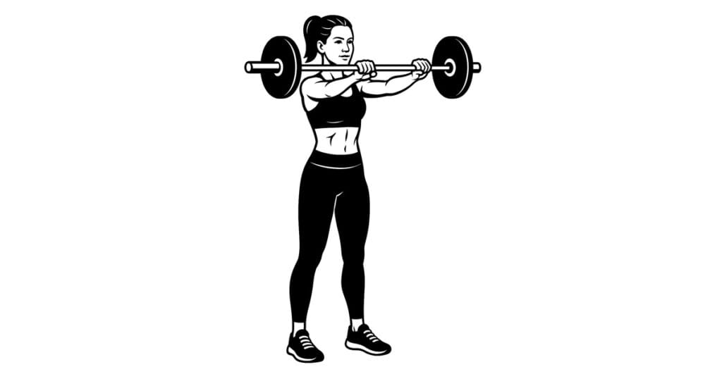 Barbell Front Raise