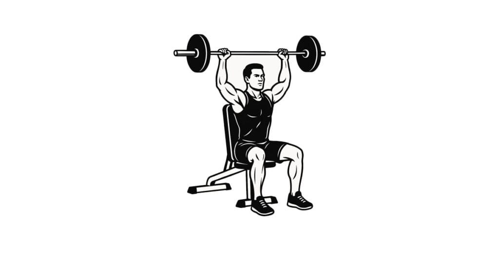 Barbell Seated Shoulder Press