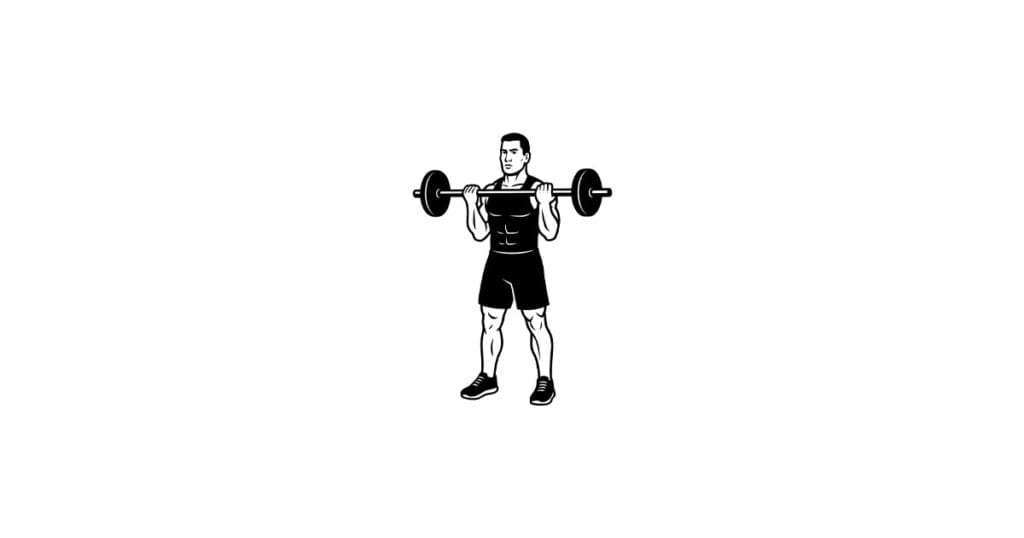 Barbell Wide Grip Curl