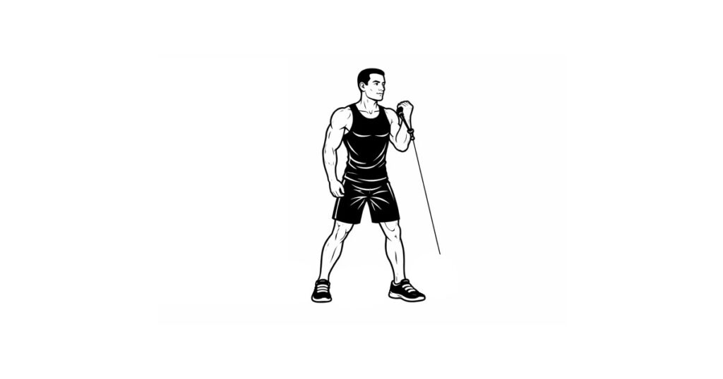 Cable One Arm Curl