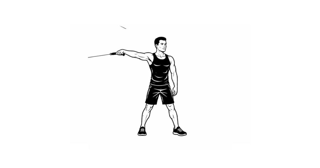 Cable One Arm Lateral Raise