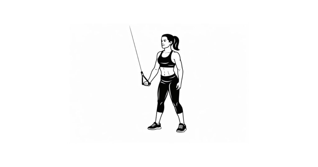 Cable One Arm Pushdown