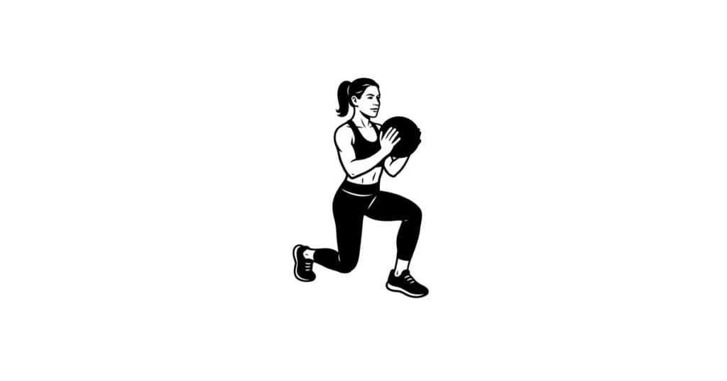 Medicine Ball Lunge