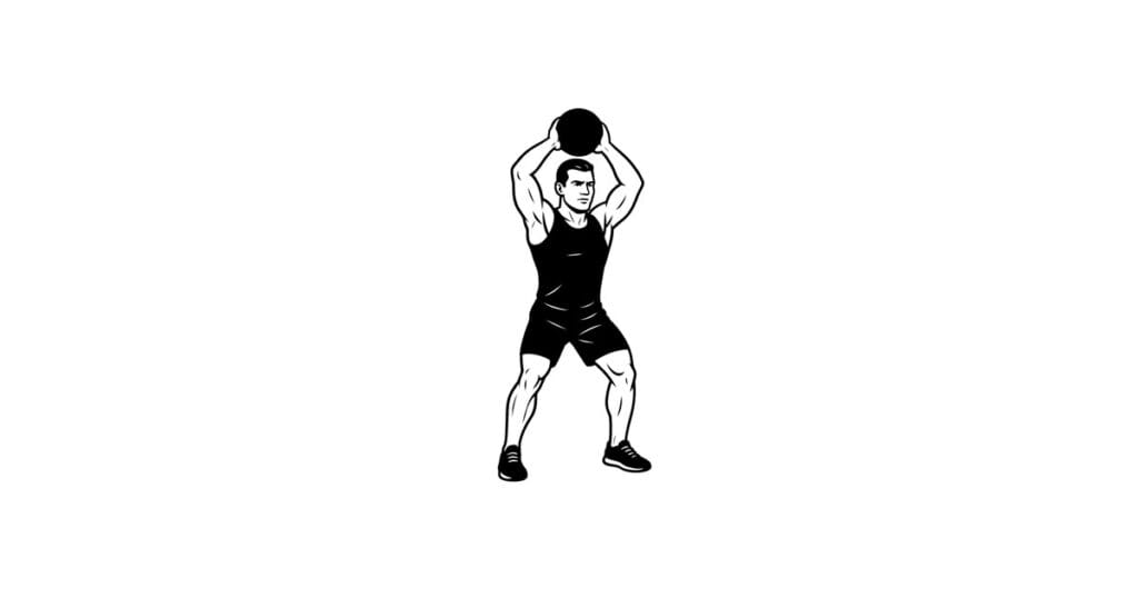 Medicine Ball Overhead Extension