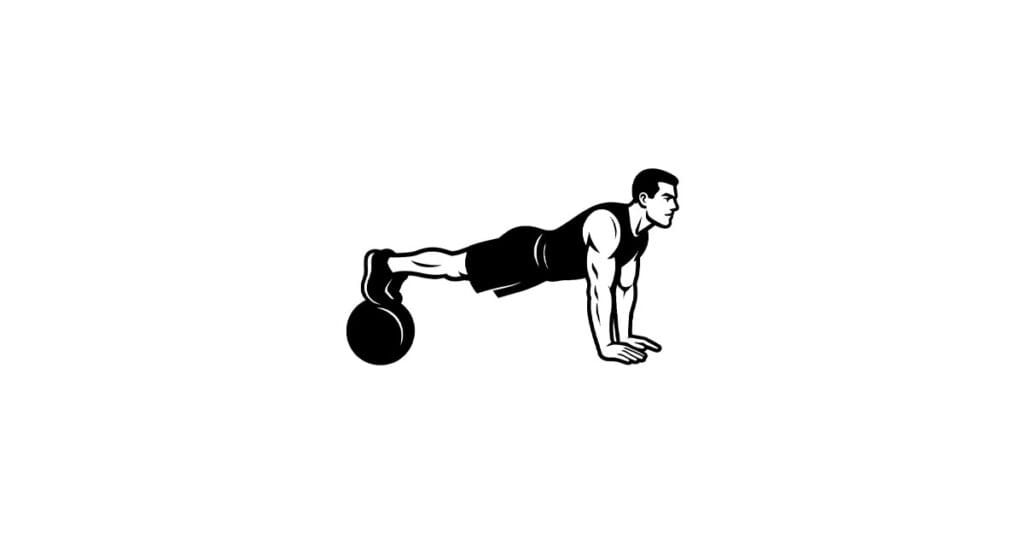 Medicine Ball Plank Feet On Ball