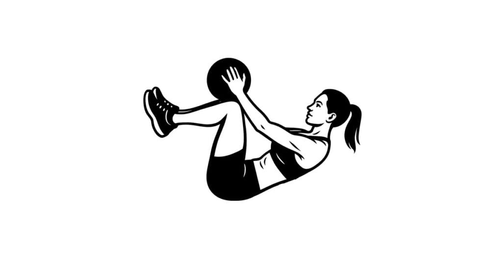 Medicine Ball Reverse Crunch