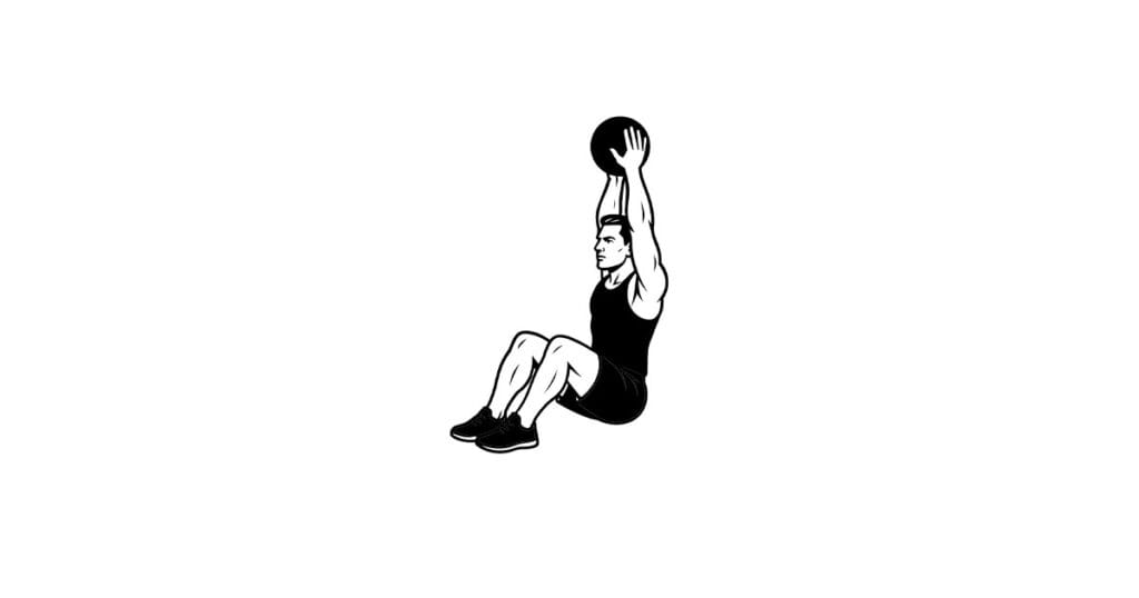 Medicine Ball Sit-up Press