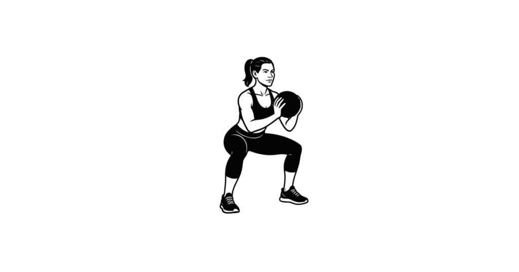 Medicine Ball Sumo Squat