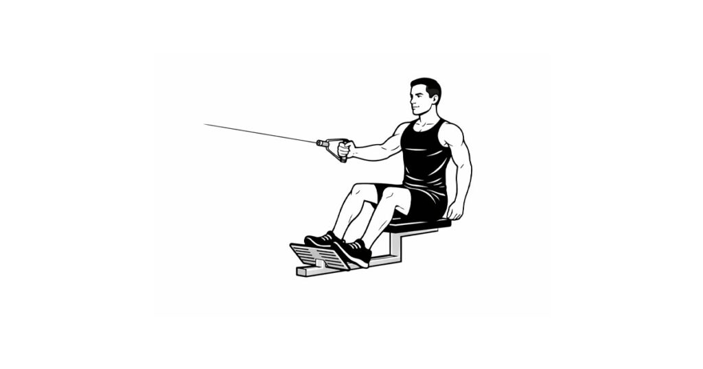 Cable One Arm Seated Row