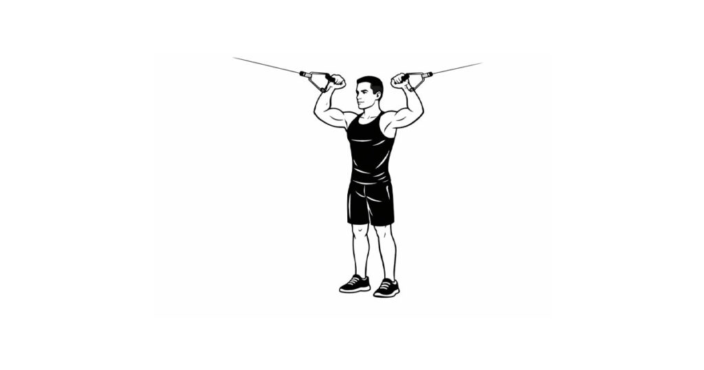 Cable Overhead Curls