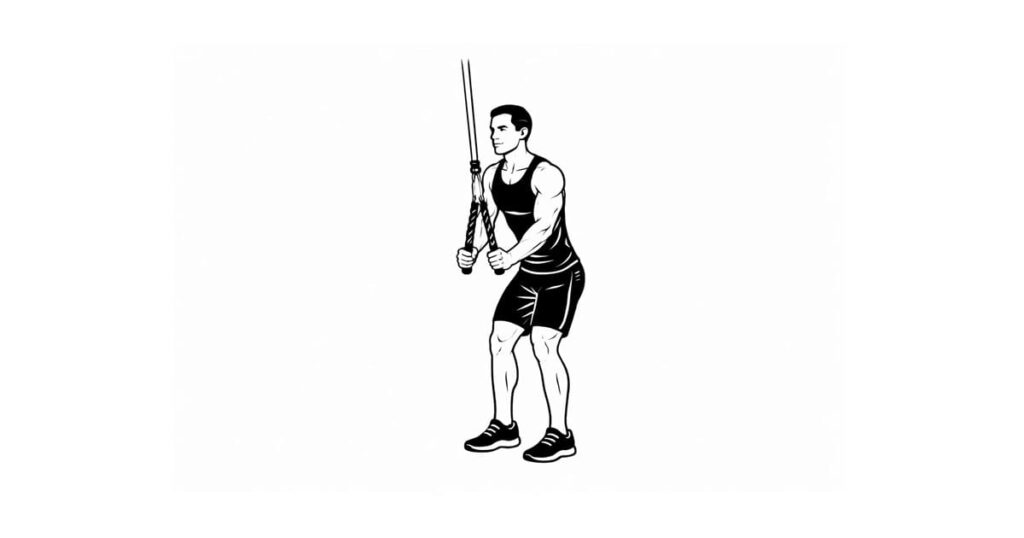 Cable Rope Pulldown