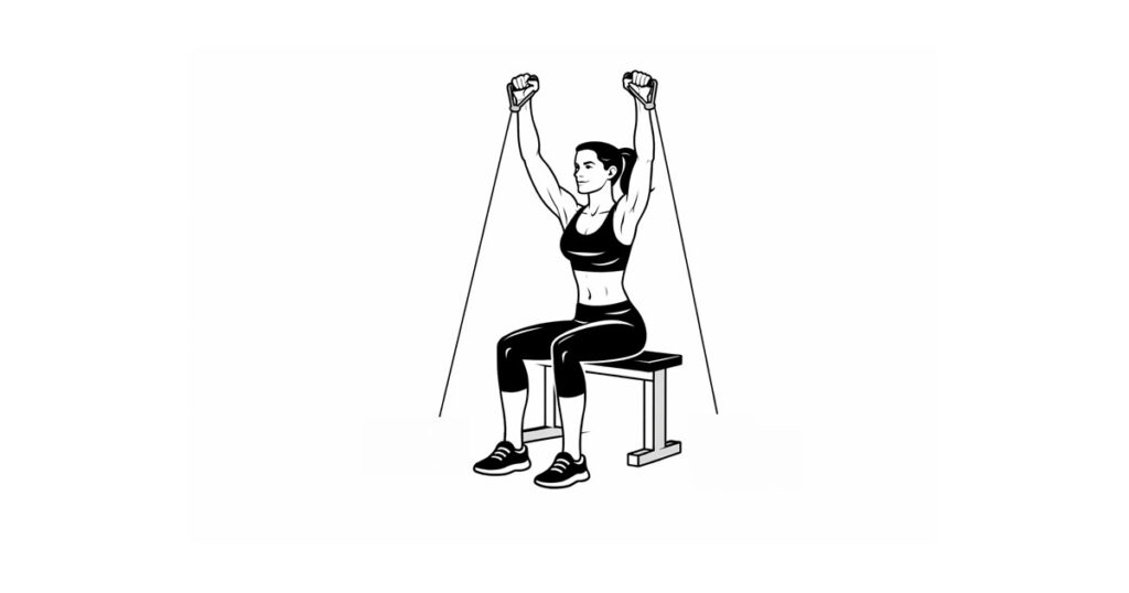Cable Seated Shoulder Press
