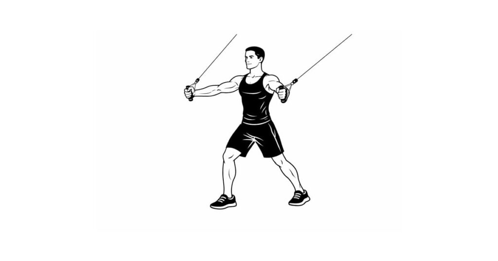 Cable Split Stance Fly