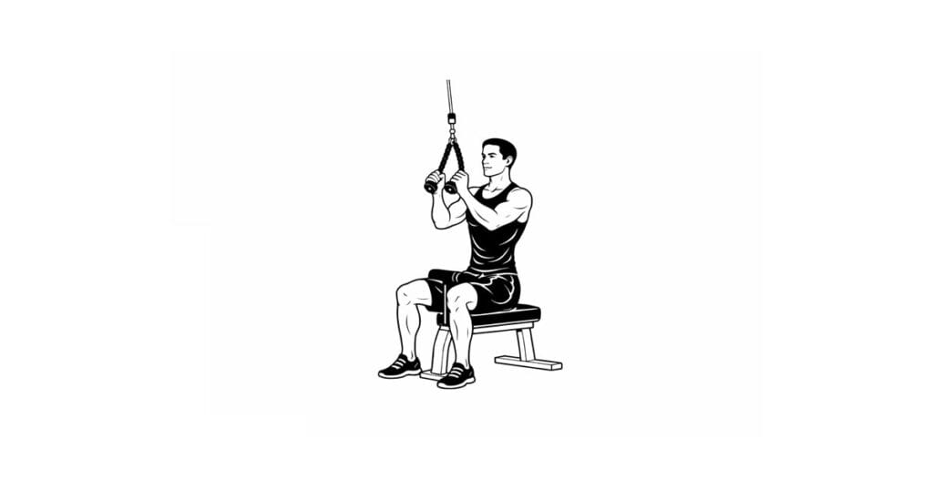Cable Rope Lat Pulldown