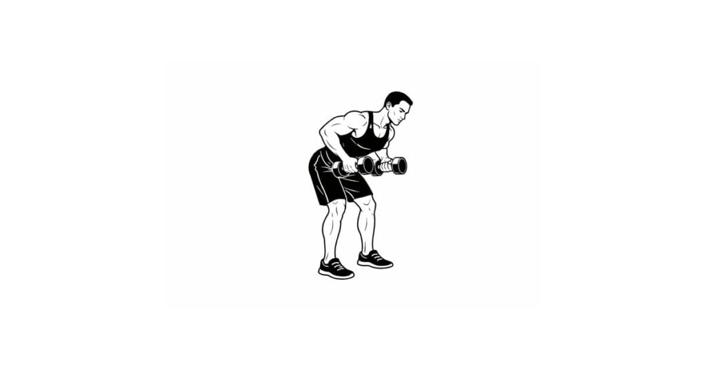 Dumbbell Bent Over Row Neutral Grip