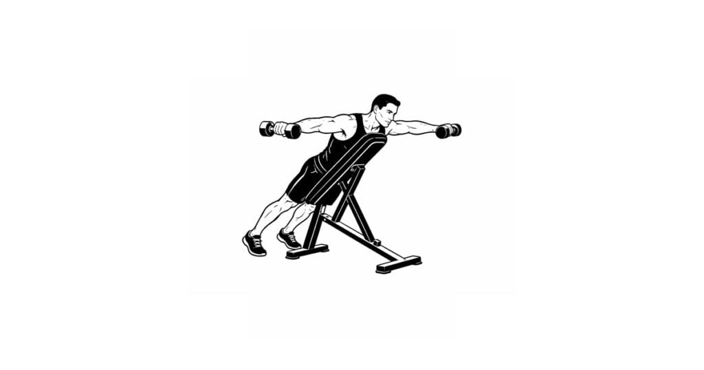 Dumbbell Chest Supported Rear Delt