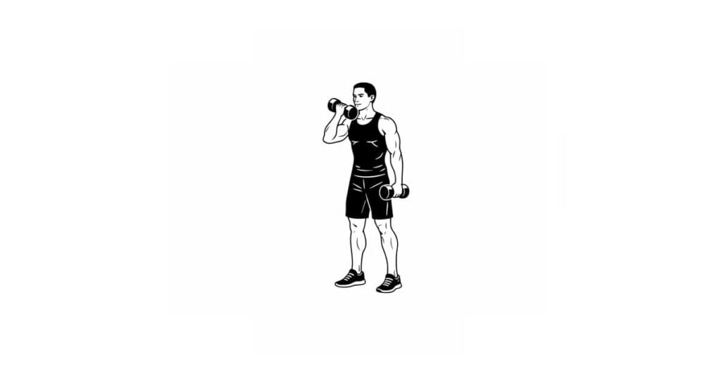 Dumbbell Cross Body Curl
