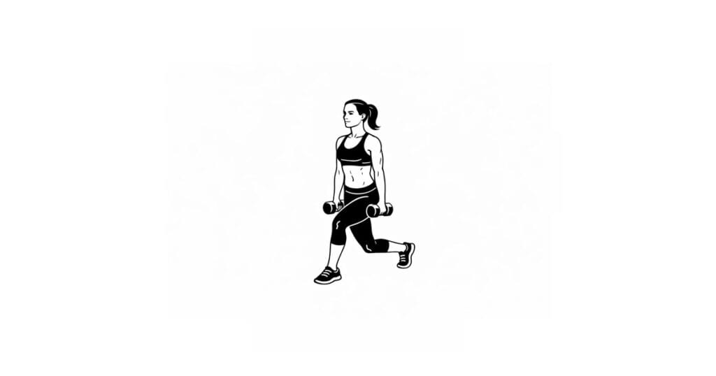 Dumbbell Curtsy Lunge