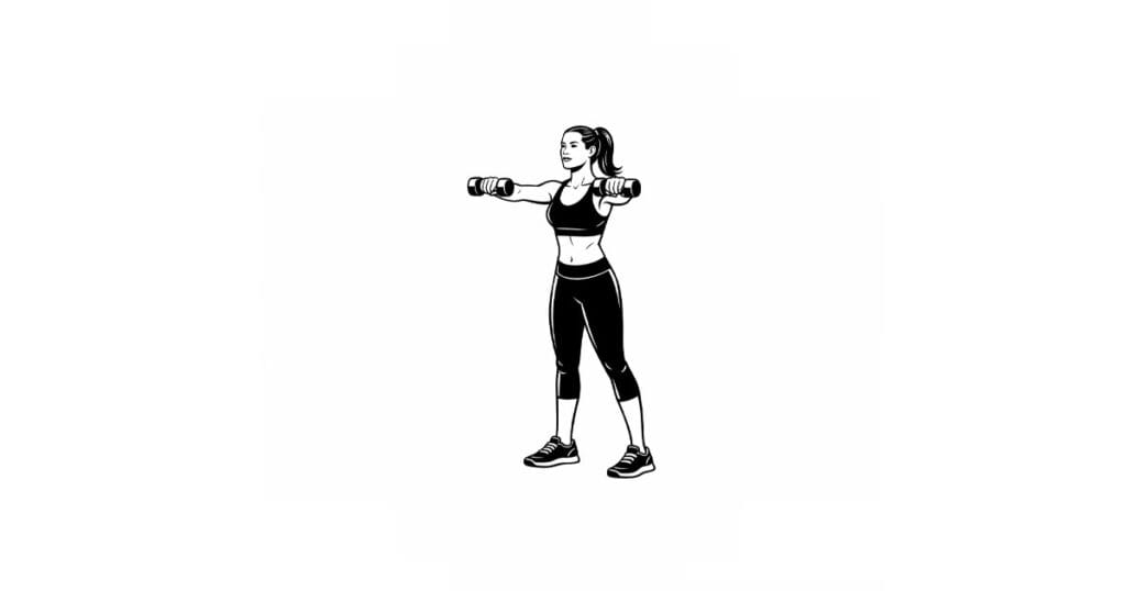 Dumbbell Front To Lateral Raise