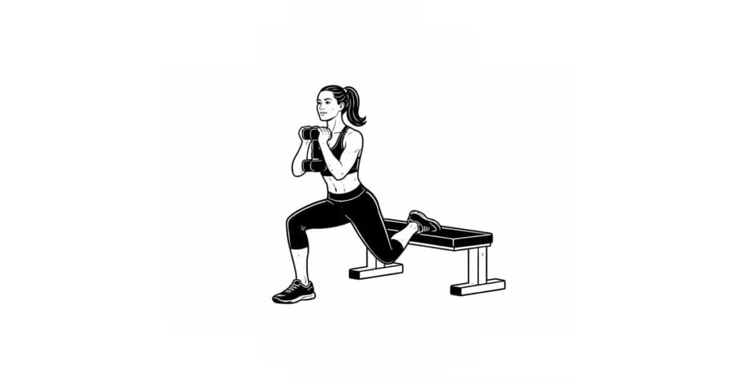 Dumbbell Goblet Bulgarian Split Squat