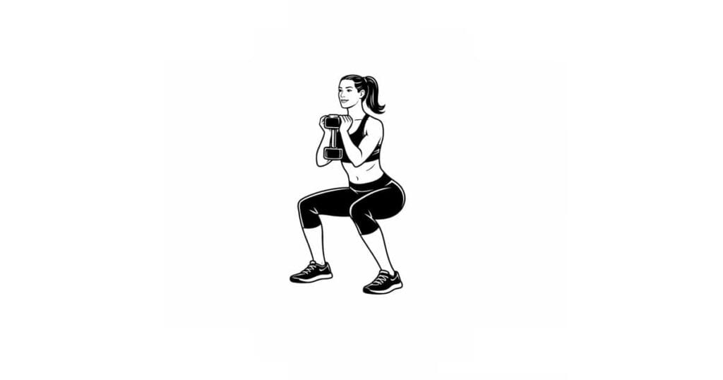 Dumbbell Goblet Front Squat