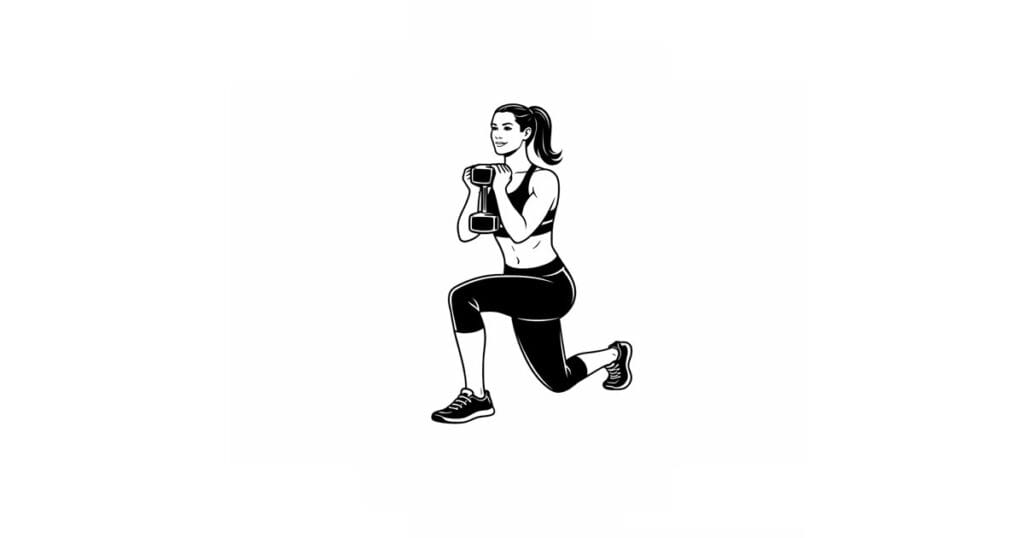 Dumbbell Goblet Lunge