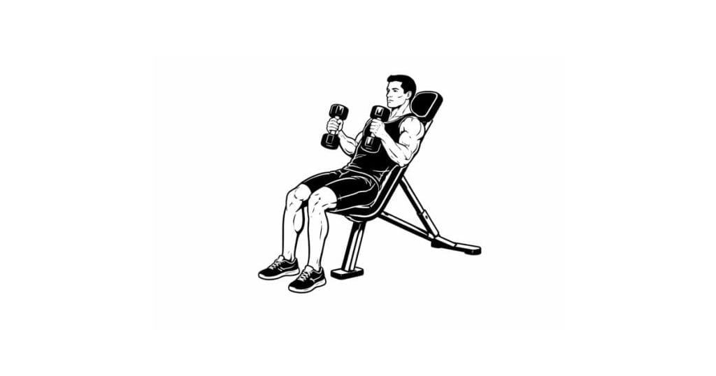 Dumbbell Incline Hammer Curl