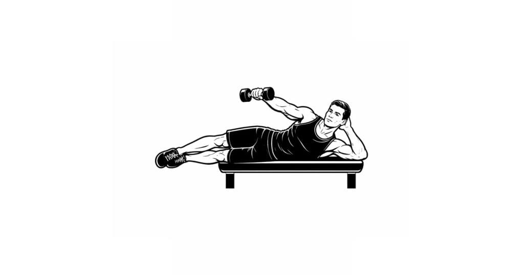 Dumbbell Lying Lateral Raise