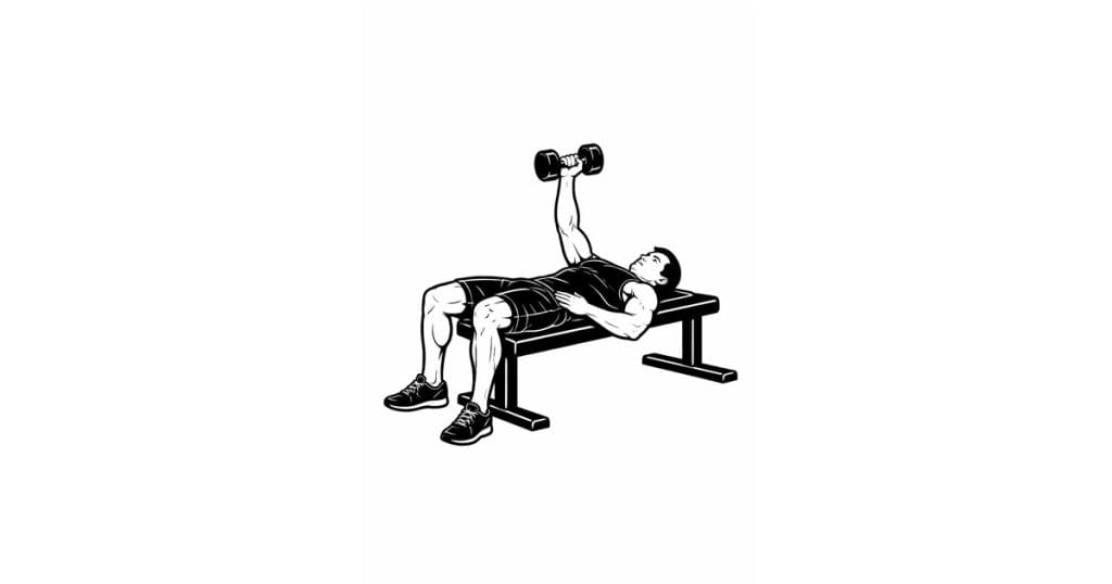 Dumbbell One Arm Bench