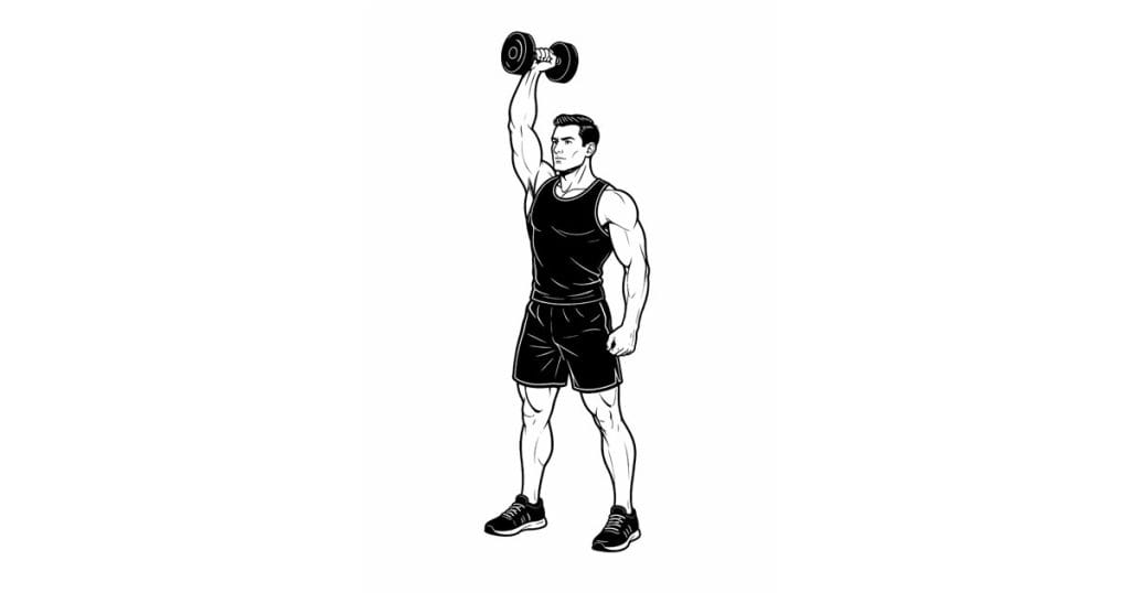 Dumbbell One Arm Shoulder Press