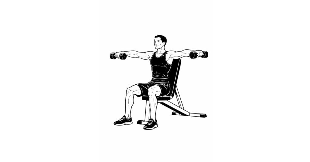 Dumbbell Seated Lateral Raise
