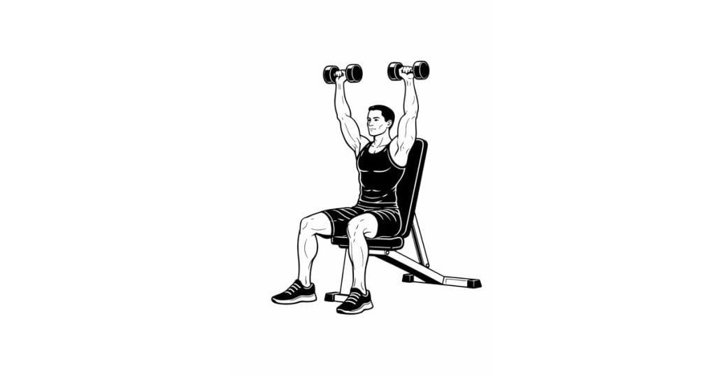 Dumbbell Seated Push Press