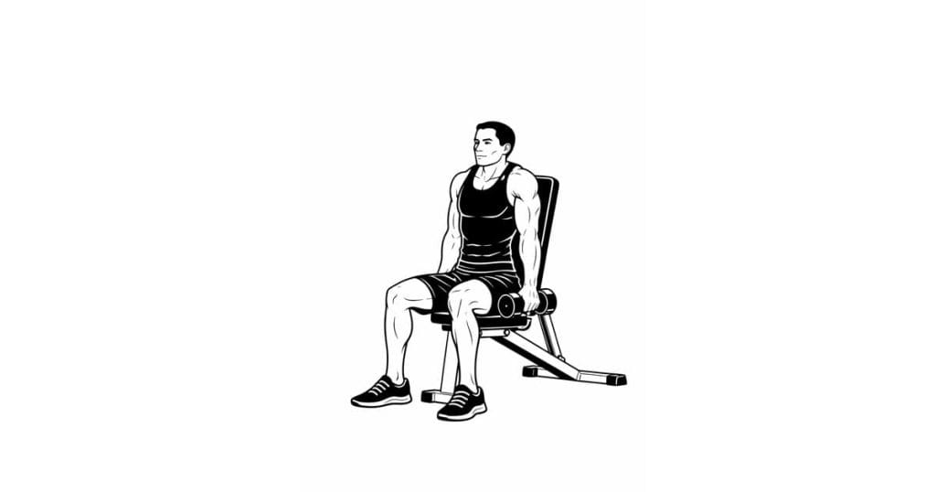 Dumbbell Seated Shrug