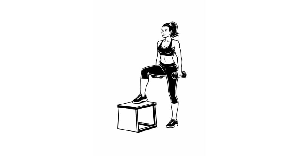 Dumbbell Side Step-Up