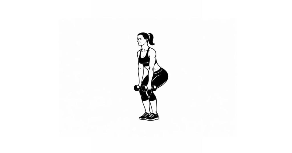 Dumbbell Ski Squat