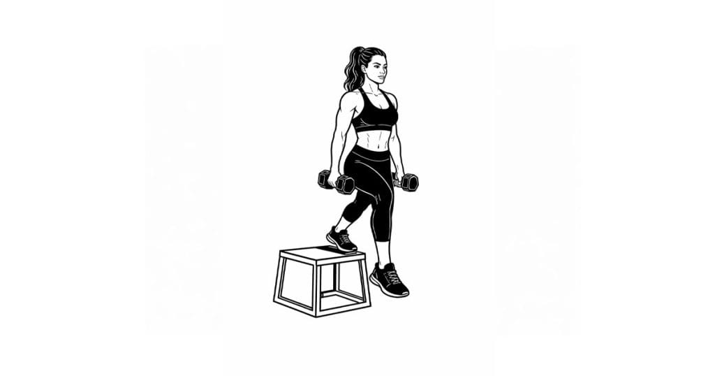 Dumbbell Step-Down
