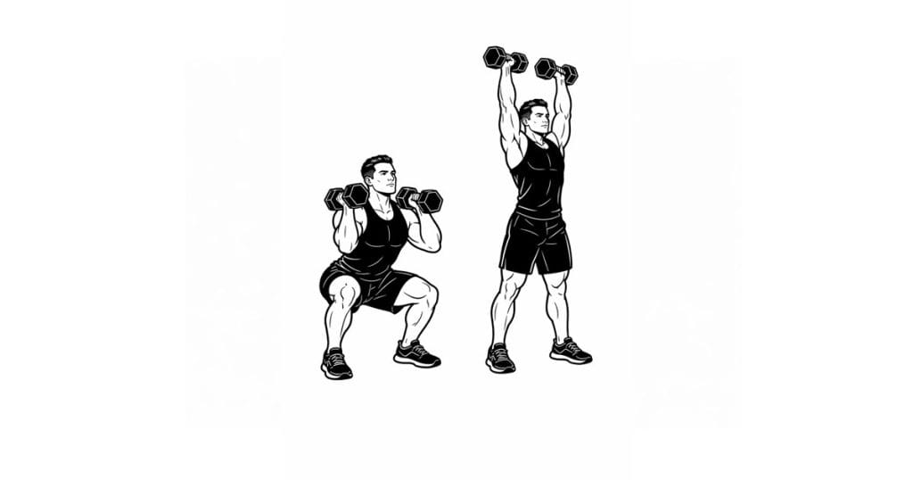 Dumbbell Thruster