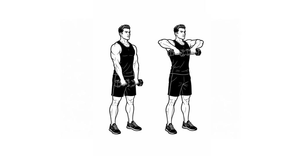 Dumbbell Upright Row