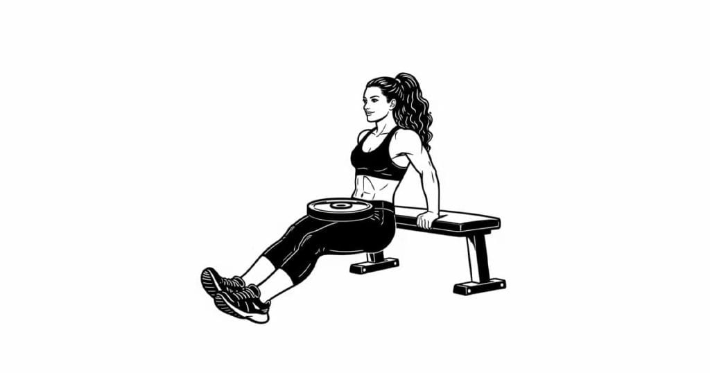 Bench Dips with Plate