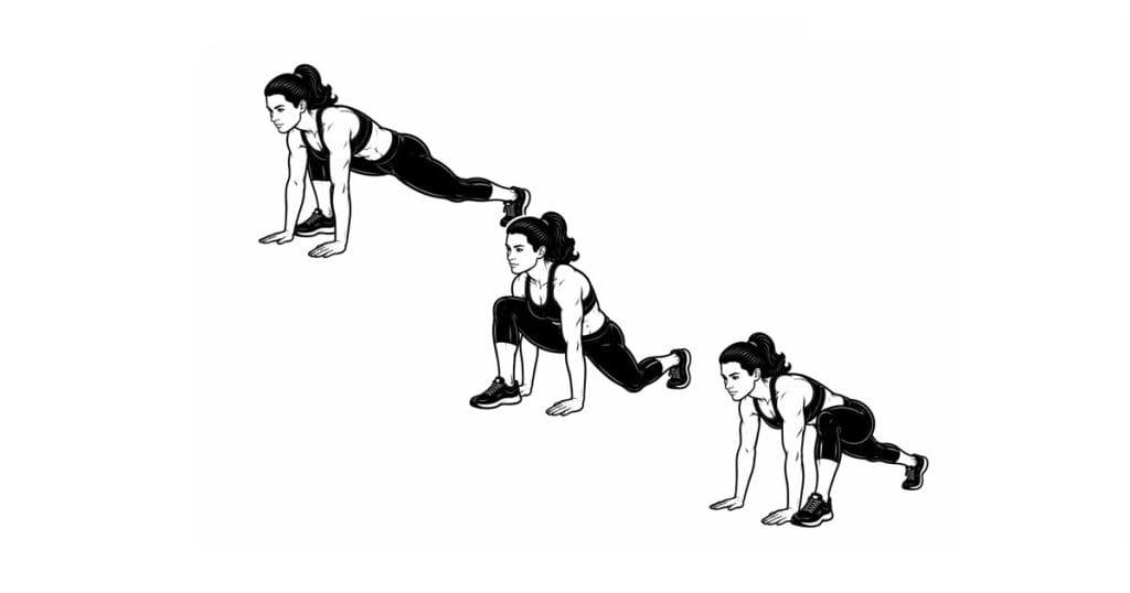 Crawling Lunges