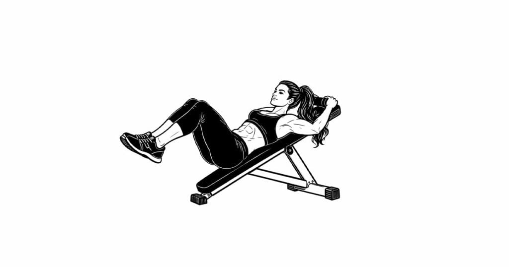 Decline Bench Hip Lift