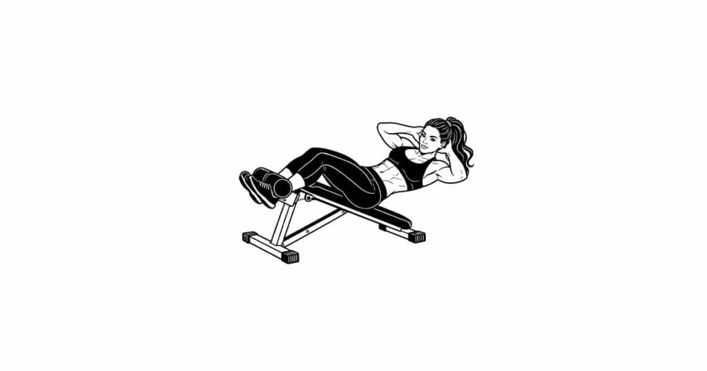 Decline Bench Oblique Crunch