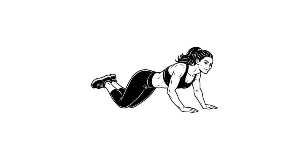 Eccentric Knee Push-up