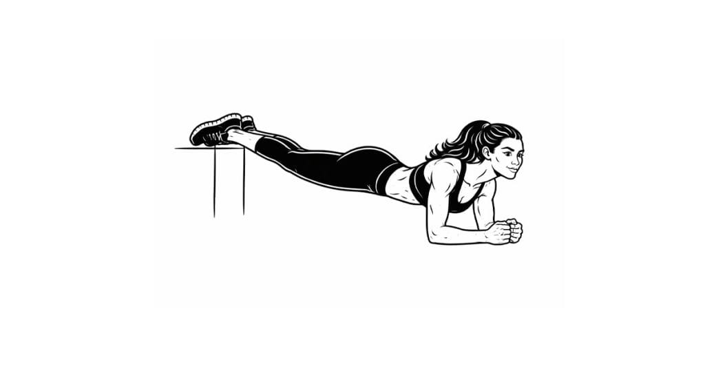 Feet Elevated Plank